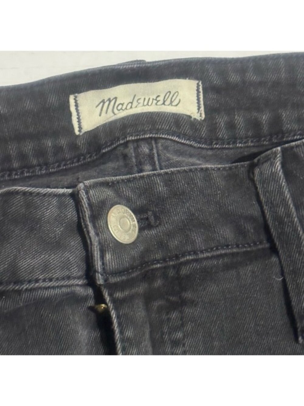 Curvy Black High-Rise Distressed Denim Shorts - Picture 3 of 5